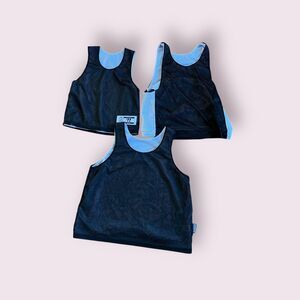 Athletic Tank Top Reversible Practice Jerseys Black White Lot Of (3) Youth